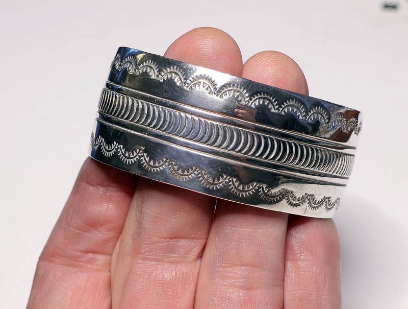 Native Indian sterling silver bracelet and Concho with torquise