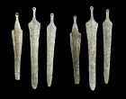 Lot of Three early Ancient Near East Bronze Daggers, 4th-3th. mill. BC
