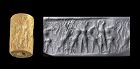 Massive Shell Sumerian cylinder seal, Early Dynastic, 3rd. mill.BC