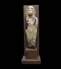 Rare Egyptian limestone figure of unknown Lady, ca. 1300–1200 B.C.