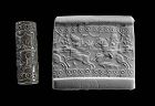 Fine quality middle-Assyrian cylinder seal, Mespotamia, c. 1400-1100BC