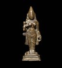 Rare early South Indian bronze figure of Parvati, pre 18th. cent