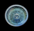 Lovely Islamic Persian Cobalt / torquise Ceramic bowl, c.13th Cent AD.