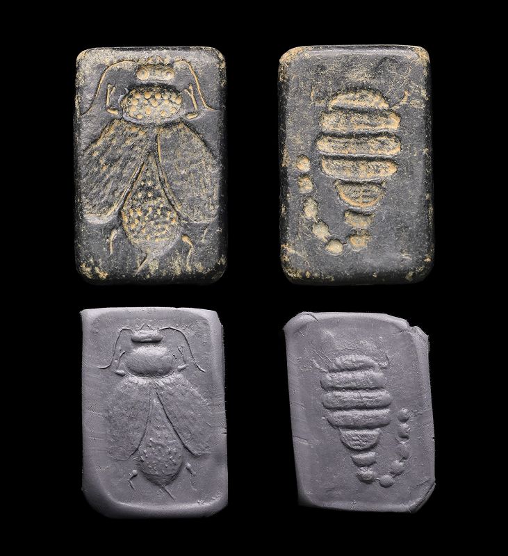 Huge and exceptional Mesopotamian tablet seal, c. 2nd. mil. BC