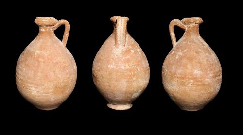 Roman terracotta wine jug, c. 2nd.-4th. century AD