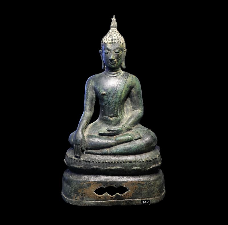 Seated Buddha Shakyamuni, Northern Thailand, Chiang Saen, 15th c.