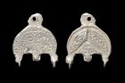 Darkage-Viking silver lunar pendant, c. 600-900 AD.