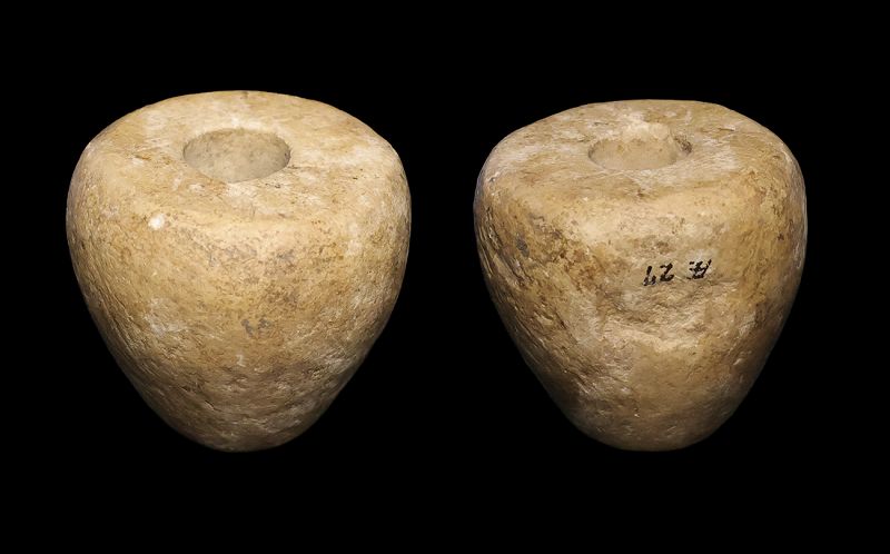 Egyptian Pre-Dynastic brown stone mace, c. 3rd. mill. BC