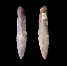 Small pinkish silex dagger w handle, Danish Neolithic, c. 1800 BC