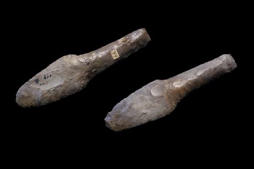 Large late silex dagger w handle, Danish Neolithic, c. 1800 BC