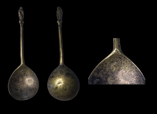 Early European Laten figural top spoon, Renaissance, English c. 1600