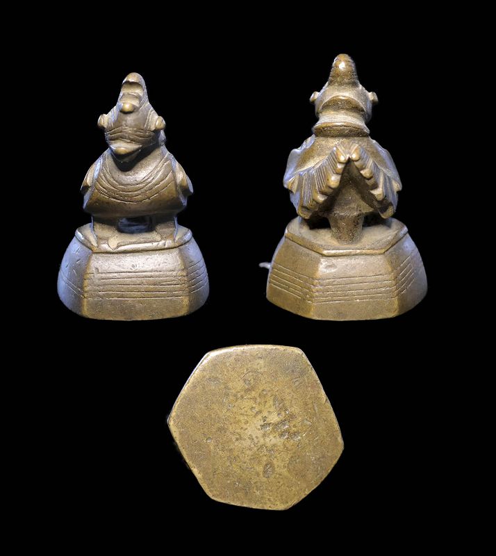 Nice Kissing bird Opium weight, Burma, c. 1860s (item #1491877)