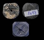 Mesopotamian stone stamp seal, c. 5th. millenium BC.
