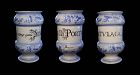 Rare condition Italian Bassano Faience Apothecary Jar, dated 1715!