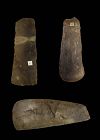 Set of Three Danish Neolithic Axes, 3rd-4th Mill B.C.