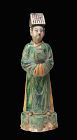 Wonderful tomb pottery Male Attendant, Ming Dynasty, 1550-1600 AD