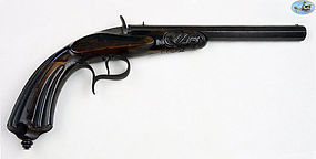 Rare Antique Belgium Flobert Target Pistol .5.5mm