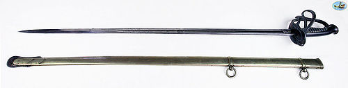 Magnificent Non-Regulation Civil War Cavalry Officer's Saber Sword