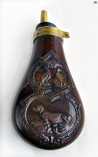 Wonderful 1850 Vintage Italian Civil War Era Flask
