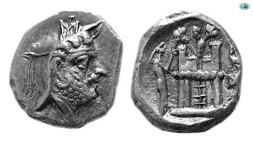 KINGS OF PERSIS. UNCERTAIN KING I, EARLY 2ND CENTURY BC. SILVER HEAVY