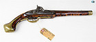 1840European Military Flintlock Holster Pistol Converted to Percussion