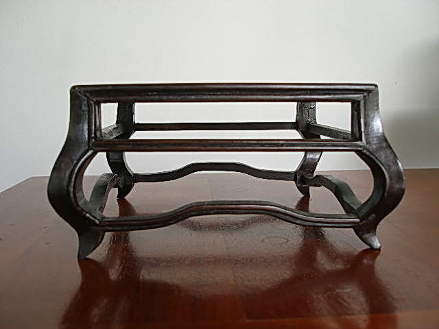 QING Rosewood and Marble Miniature Table, 19th Century