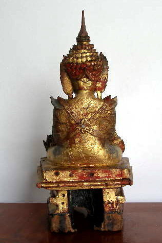Crowned AMARAPURA Buddha in Royal Attire 18th Century