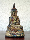 Shan State Bronze Buddha Subduing Mara, 18th Century