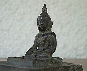 Pagan Pinya-Ava Bronze Buddha, 12/14th Century