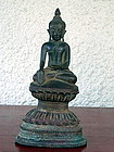 AVA Bronze Buddha subduing Mara, Burma