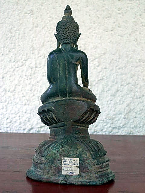 AVA Bronze Buddha subduing Mara, Burma