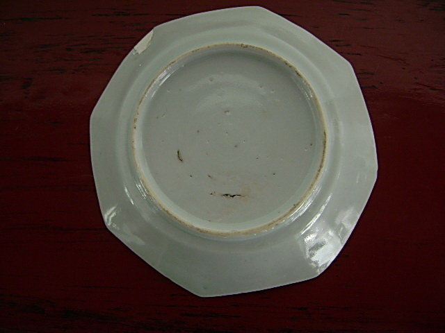 KANGXI Blue&amp;White Octagonal Porcelain Wine Cup&amp;Saucer
