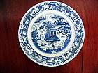 QING Dynasty Chinese Blue&White Porcelain Plate