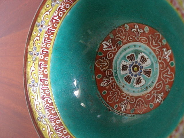 Benjarong Thai Porcelain Bowl, late 18th Century