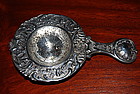English Sterling Silver Tea Strainer