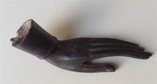 Rare Antique Thai Ayuthaya Bronze Left Hand of Buddha