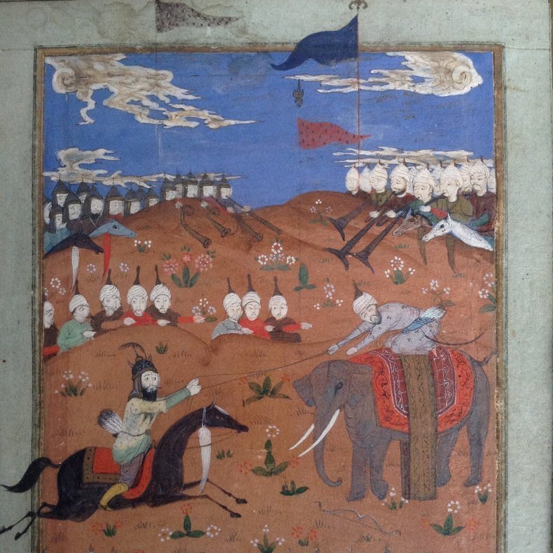 INDO-PERSIAN MINIATURE 19th CENTURY