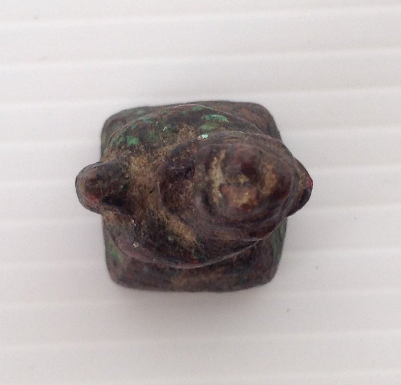 GENUINE OPIUM WEIGHT OF  MYTHICAL CHINTHE LION , 18TH CENTURY