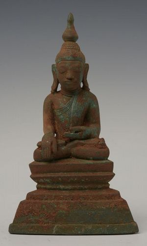 16th Century SHAN BRONZE BUDDHA