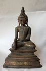 Shan Bronze Buddha 17/18th Century