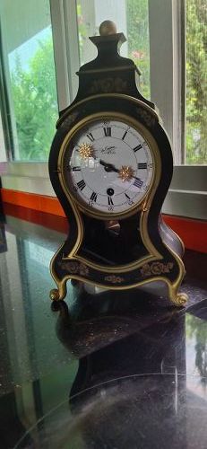 A Vintage Swiss-Neuchâtel-Neuenburger Boulle Clock/Pendule