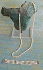 Fine Long Cultured Pearl Necklace and matching Pearl Bracelet