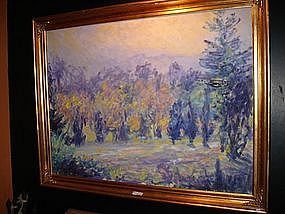 Impressionist style Oil Painting, signed/framed