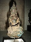 Bronze Buddha 19th Century Burma, mounted