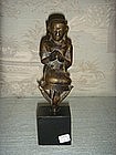 AVA Bronze Disciple Burma, 17/18th Century