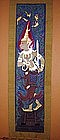 Thai Scroll Painting of Temple Guardians/Angels (pair)