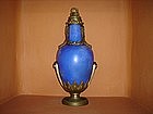 Powder Blue French Empire Urn with Ormoulu, rare