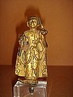 Gilded Bronze Sivalli Thera Itinerant Monk, 19th Cent.
