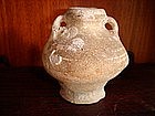 15th Century Sukhothai Ceramic Mini Vase w. loops