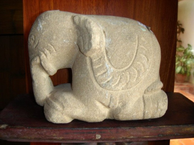 Sandstone Elephant, Burma, 17/18th Century